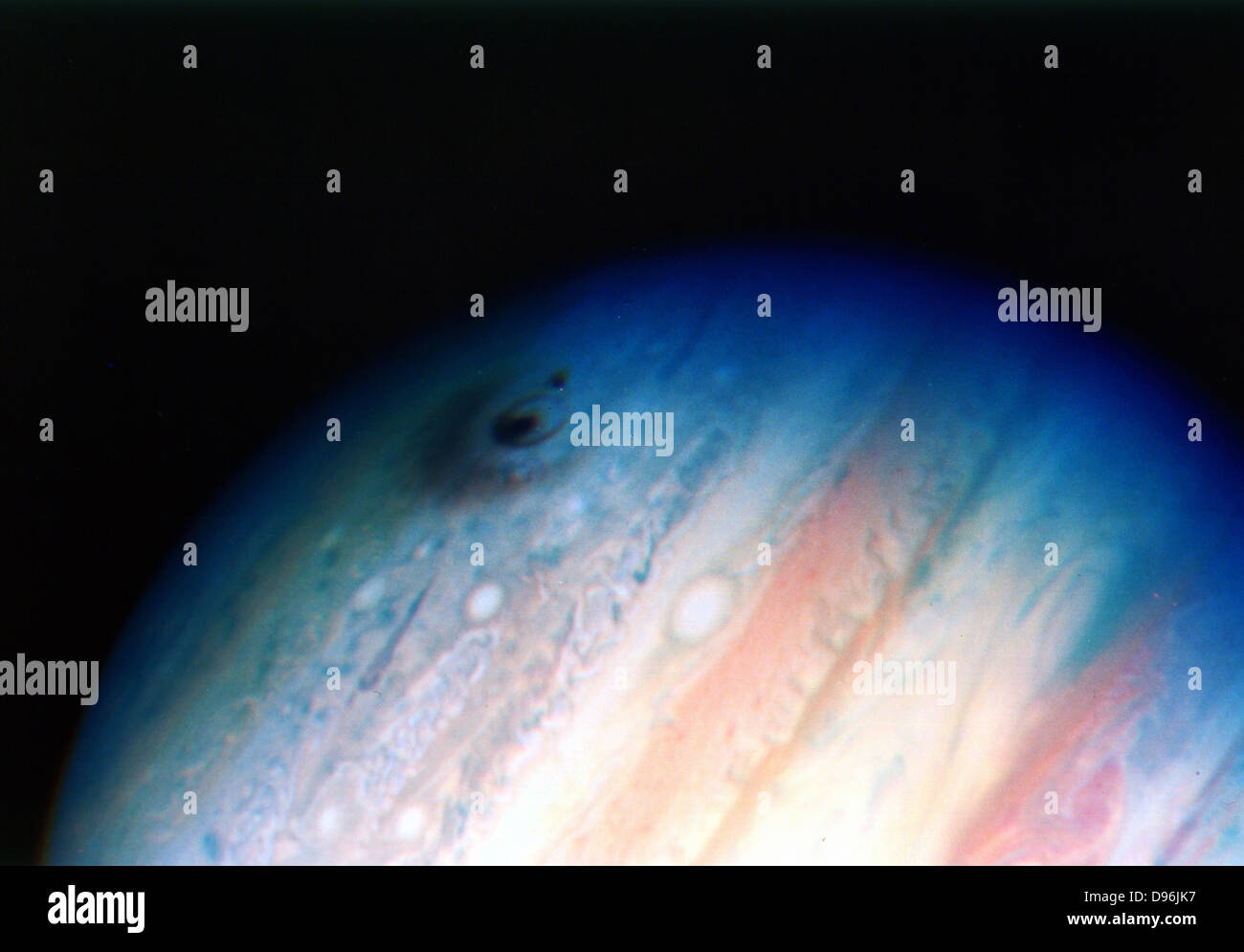 Comet Shoemaker-Levy, 1994. Impatto con Giove 20 luglio 1994. Fotografia della NASA. Foto Stock