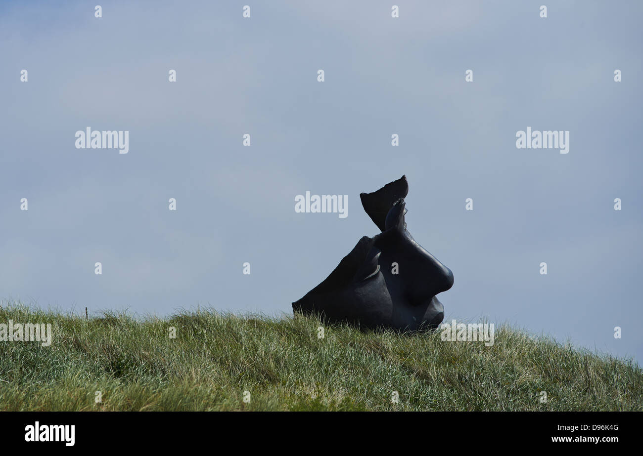 La scultura "Luce della Luna", il Beelden aan Zee Museum, Scheveningen, Aia Foto Stock