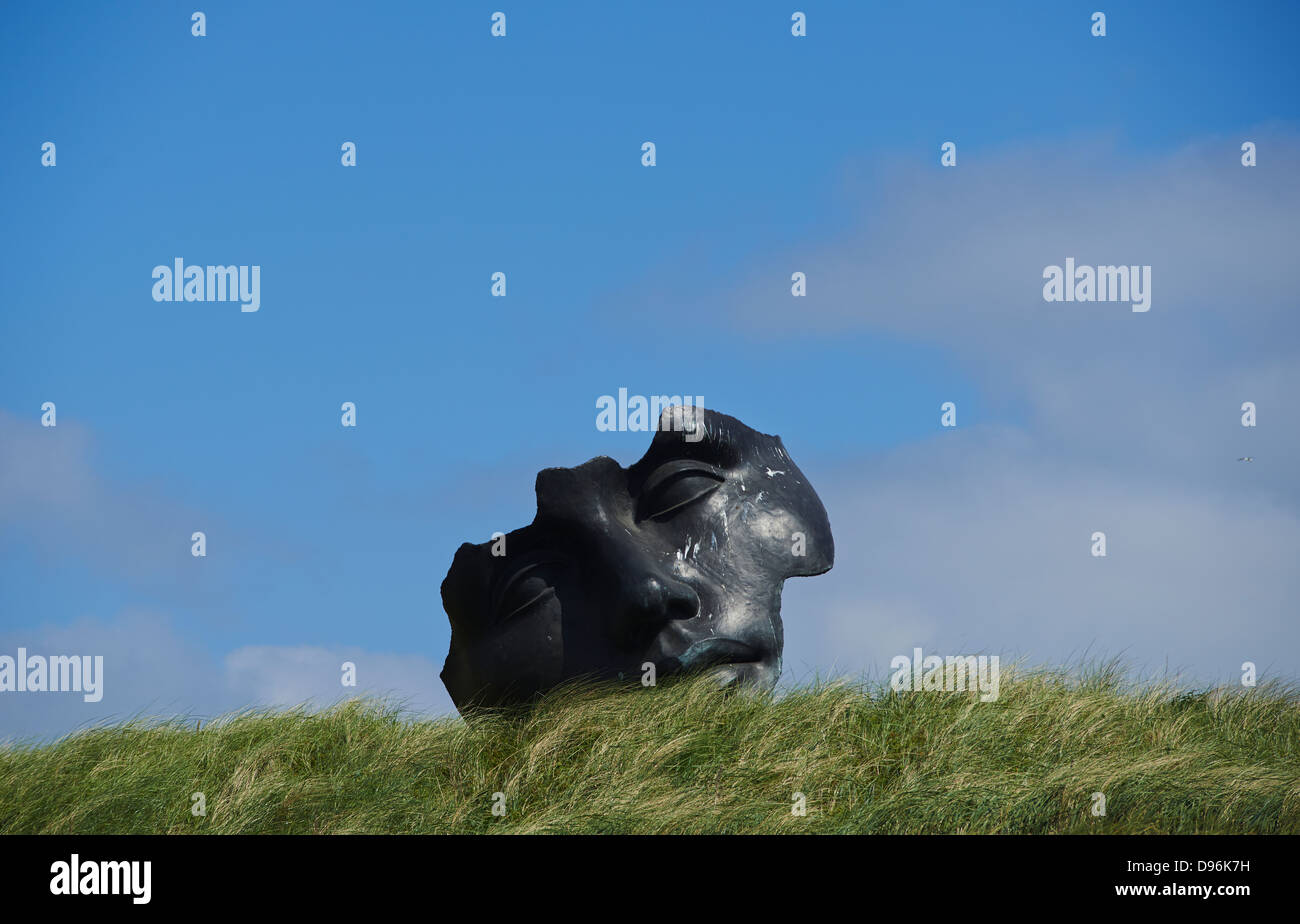 La scultura "Luce della Luna", il Beelden aan Zee Museum, Scheveningen, Aia Foto Stock
