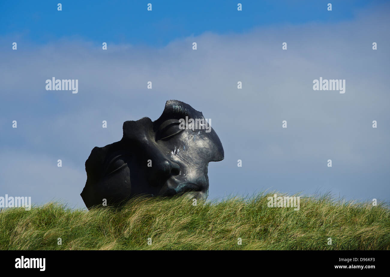 La scultura "Luce della Luna", il Beelden aan Zee Museum, Scheveningen, Aia Foto Stock