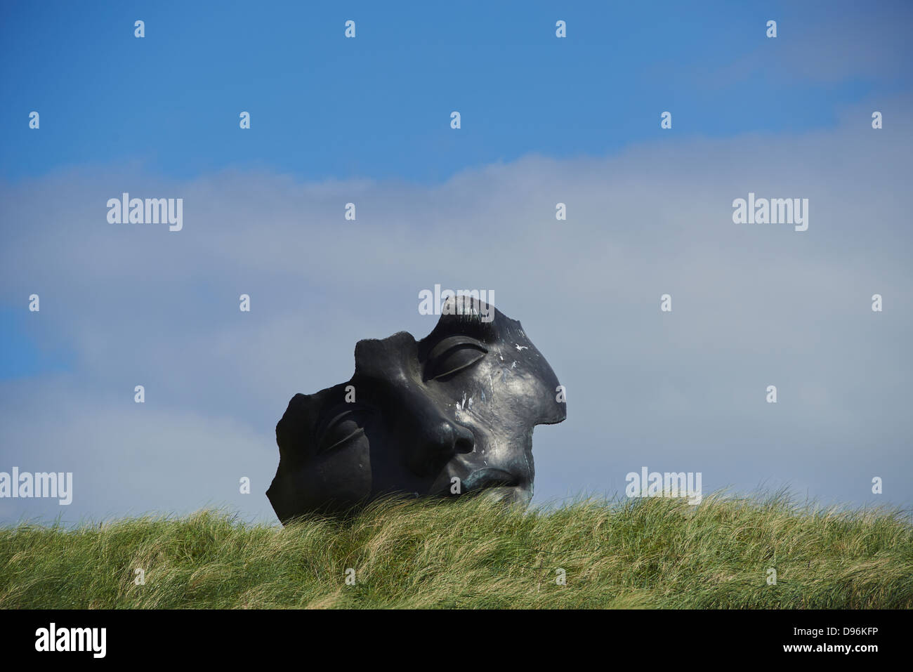La scultura "Luce della Luna", il Beelden aan Zee Museum, Scheveningen, Aia Foto Stock