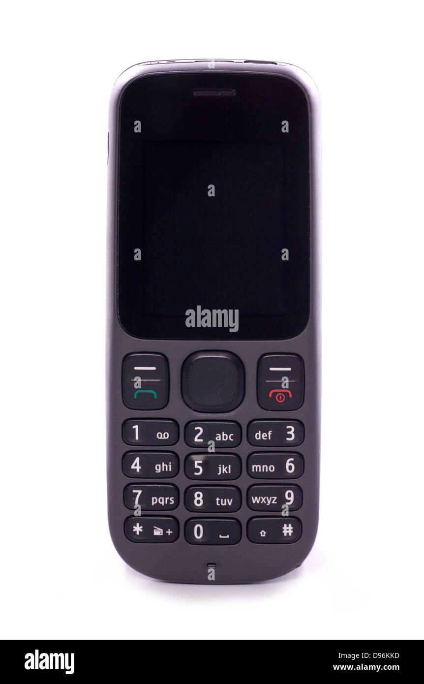 Telefono mobile studio tagliare Foto Stock