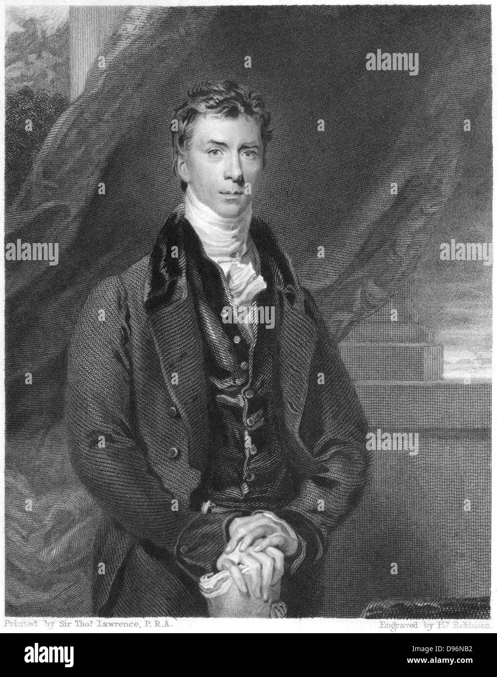Henry Peter Brougham, Barone Brougham e Vaux (1778-1868) Scottish-nato British giurista e politico. Scienze Sociali: Università di Londra. Incisione dopo il ritratto da Lawrence pubblicato 1833 Foto Stock