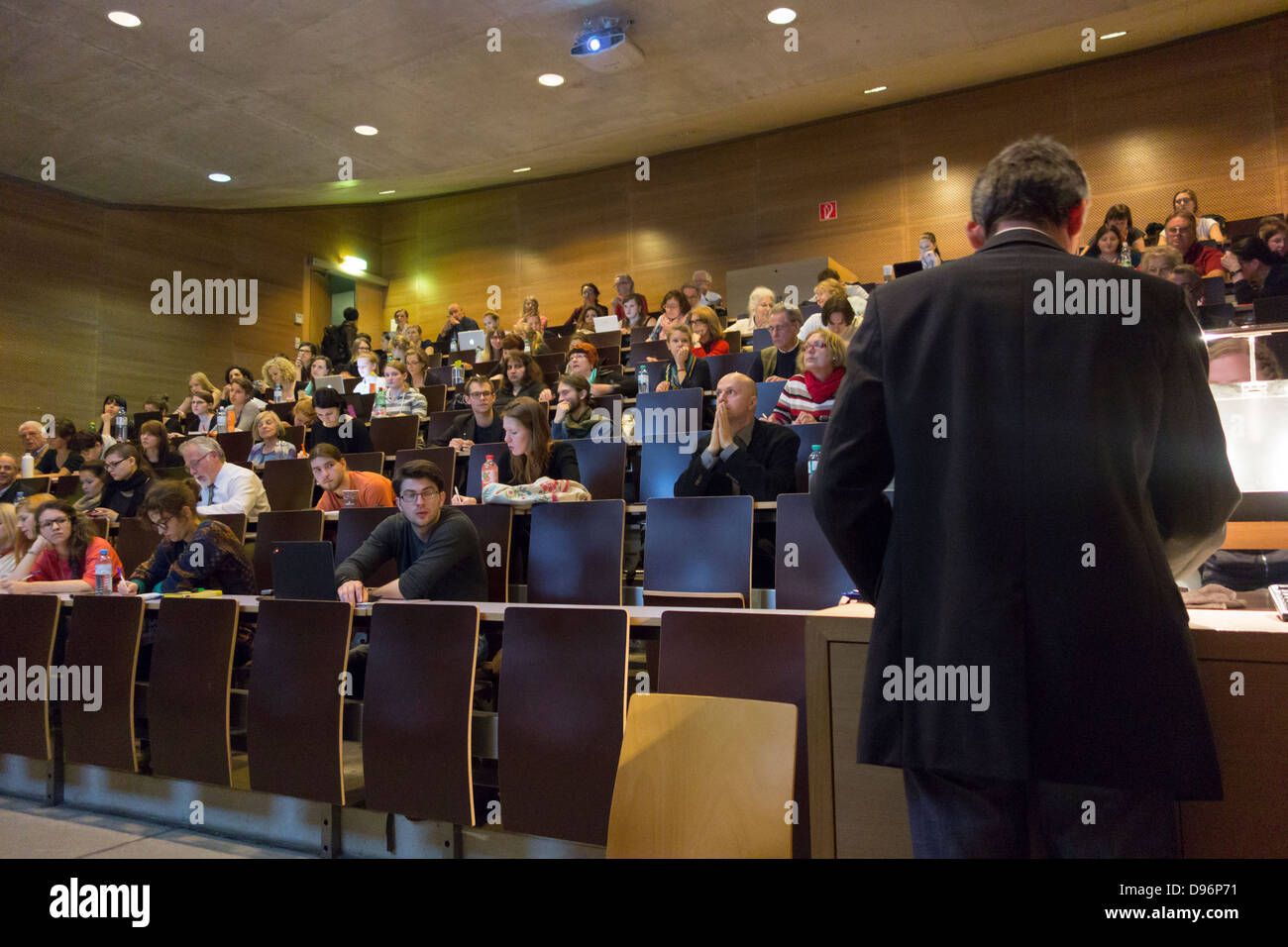 Professore docente presso l'Università di Vienna, Austria Foto Stock