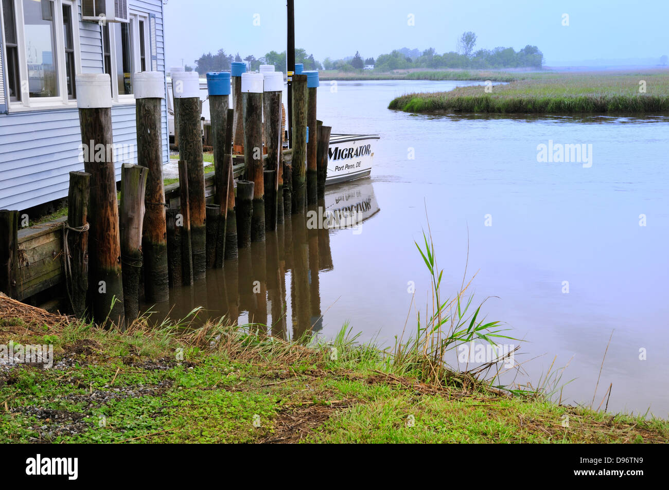 L'area del porto, porto Penn, Delaware Foto Stock