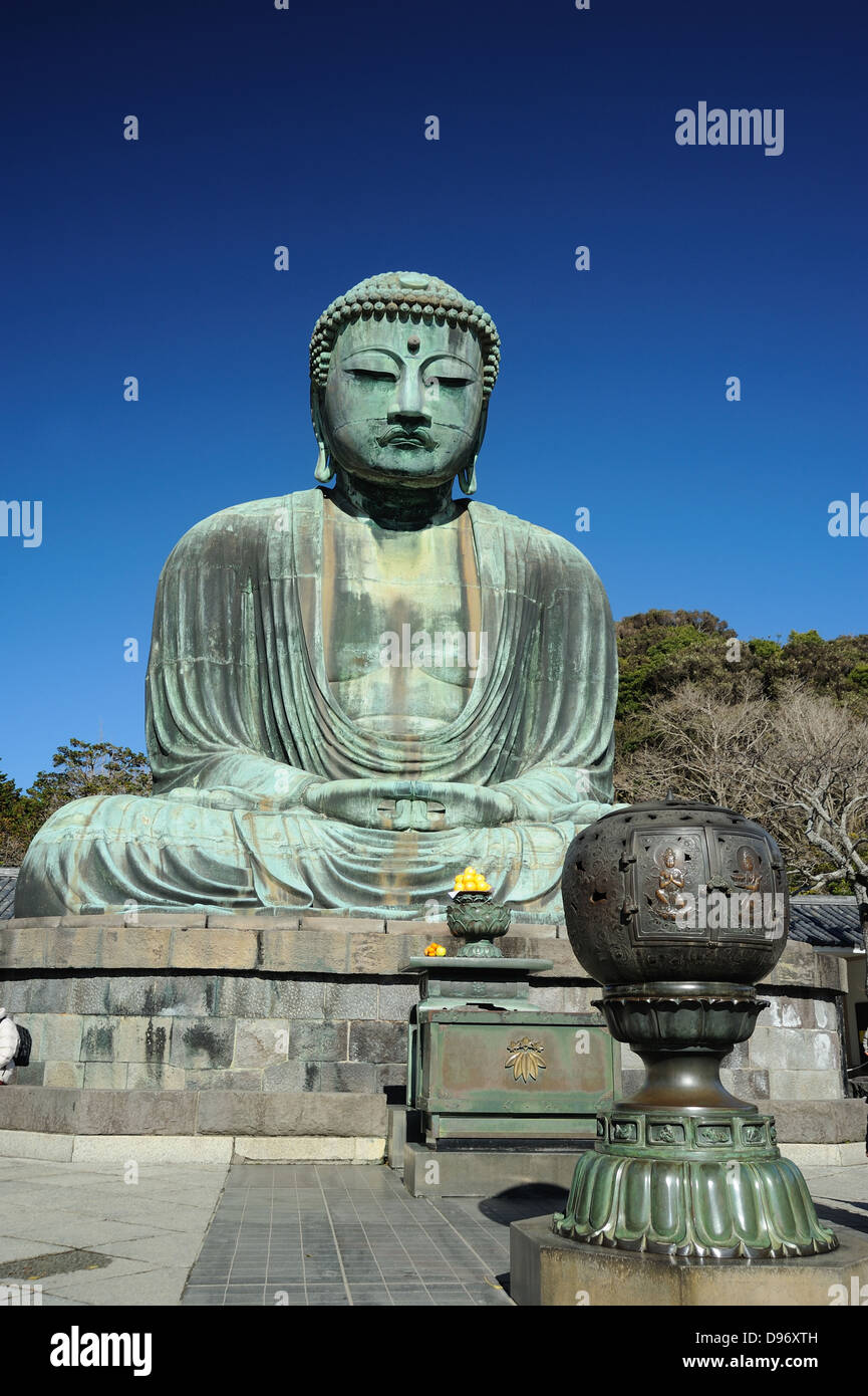 Grande Buddha di Kamakura Foto Stock