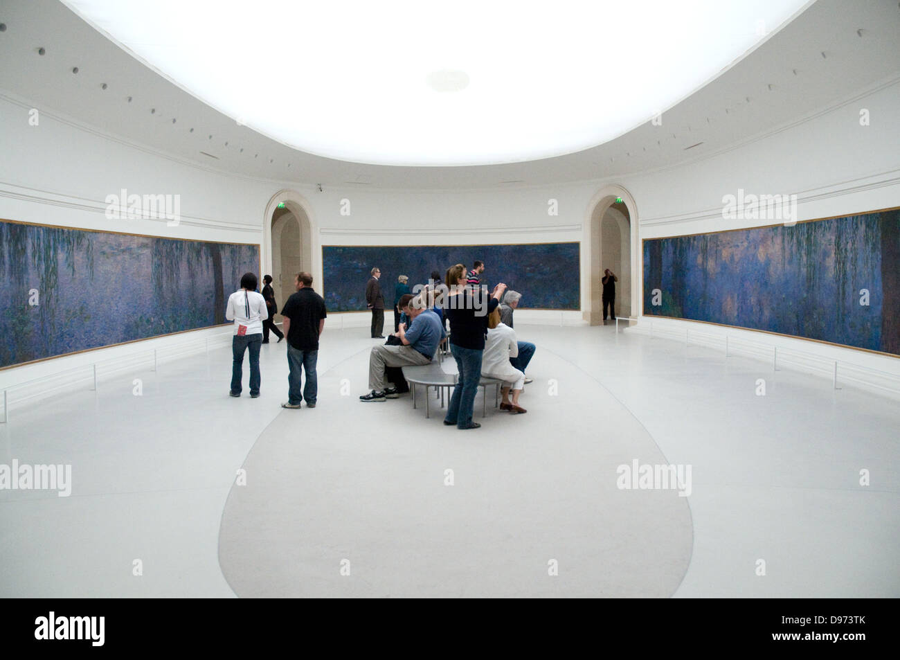 Claude Monet Les Nymphéas XIX - XX secolo Parigi Museo Orangerie Foto Stock Claude Monet Les Nymphéas XIX - XX secolo Parigi Museo Orangerie Foto Stock