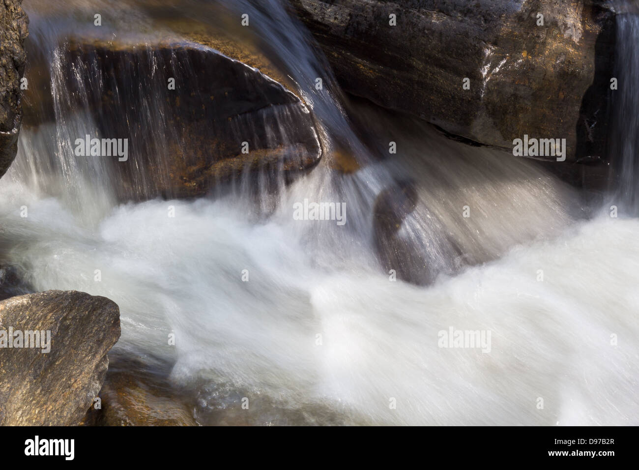 Area inferiore di Tard Mork a cascata, Chiangmai Thailandia. Foto Stock