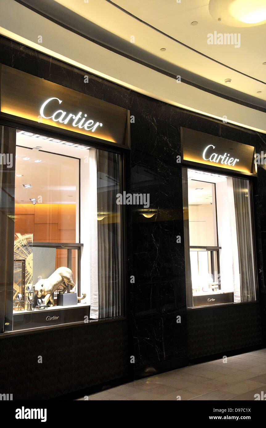 Cartier boutique 101 tower mall Taipei Taiwan Foto Stock