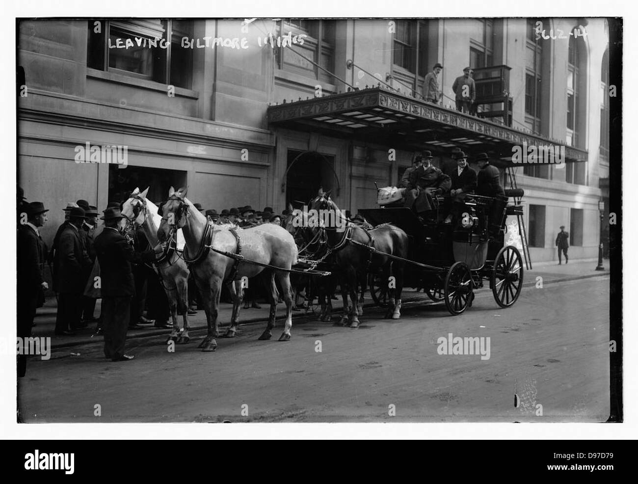 Lasciando Biltmore, 11/17/15 (LOC) Foto Stock