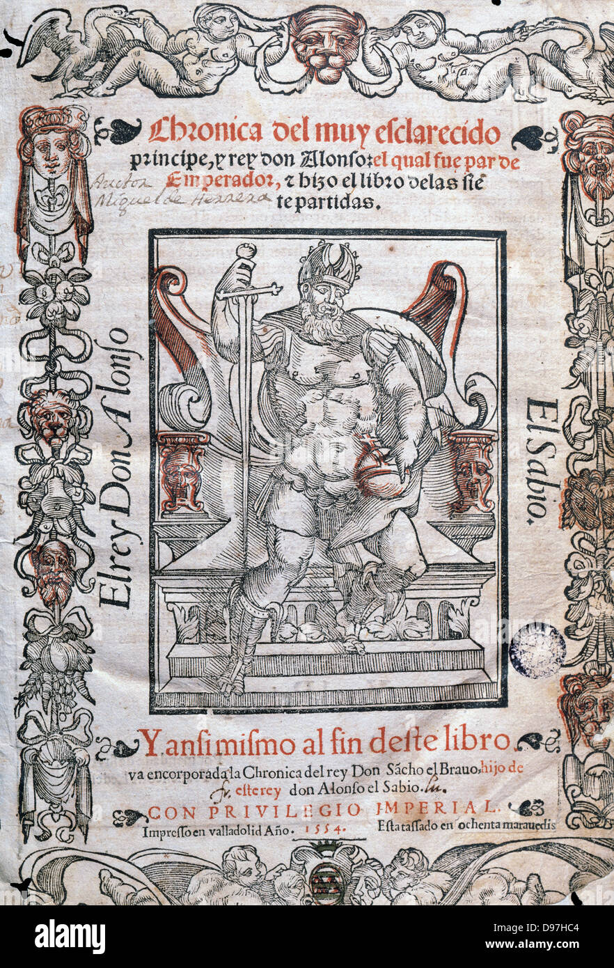 Alfonso x di castile il saggio immagini e fotografie stock ad alta