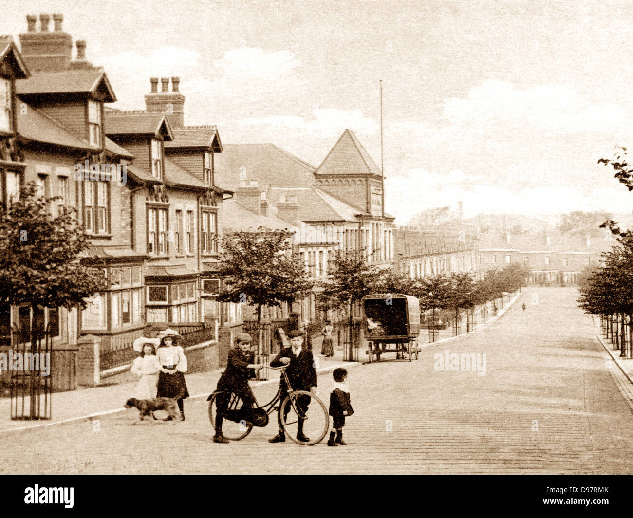 Ilkeston Signore Haddon Road primi 1900s Foto Stock