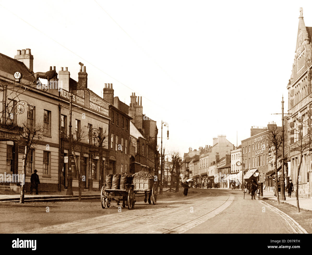 Barnet High Street primi 1900s Foto Stock