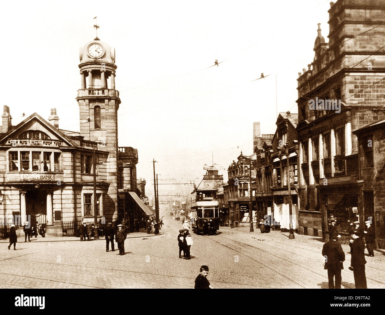 Nelson Leeds Road primi 1900s Foto Stock