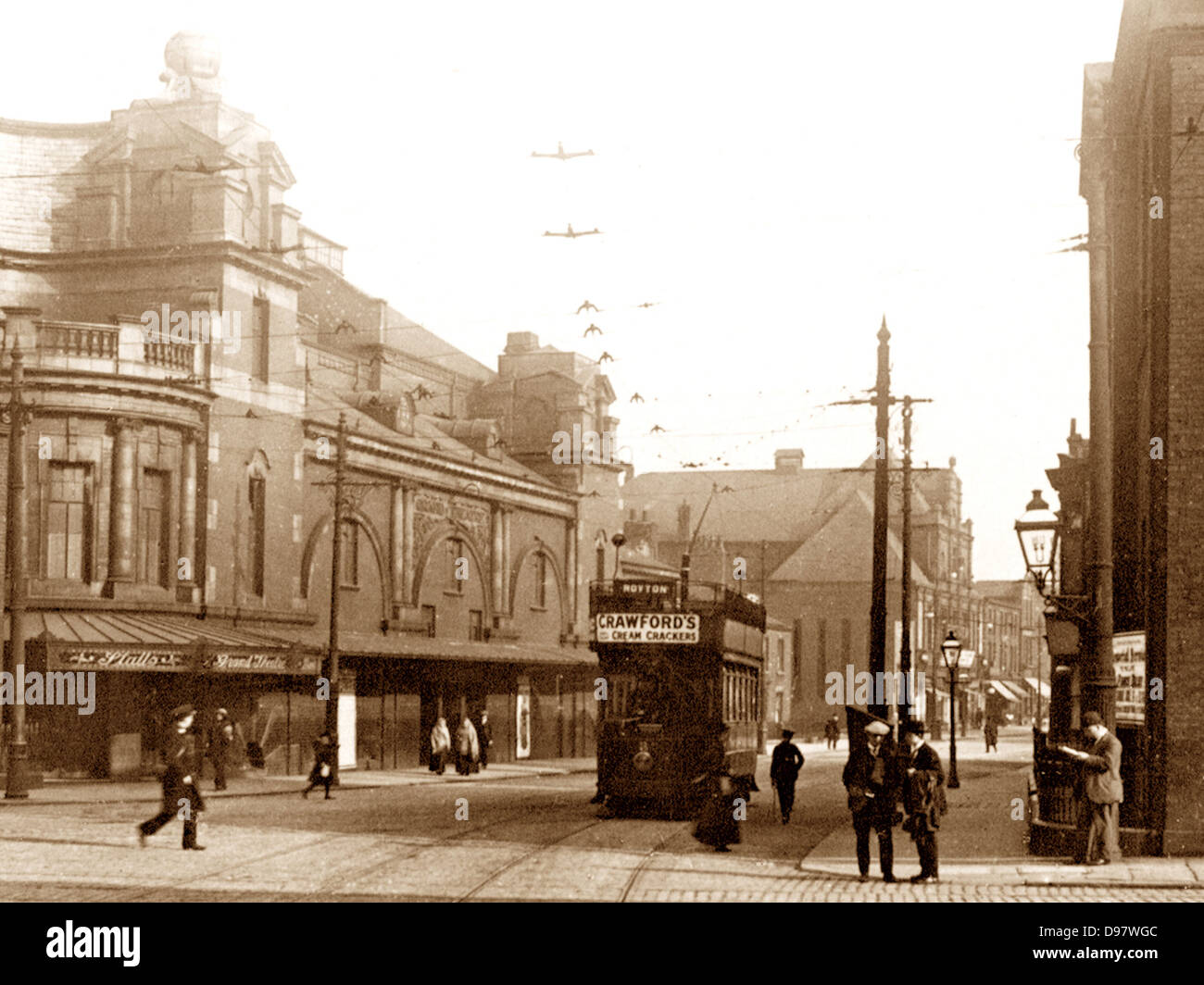 Oldham Grand Theatre King Street primi 1900s Foto Stock