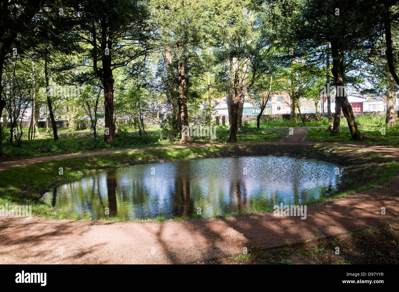 Antrim Castle Gardens, County Antrim, Irlanda del Nord, Regno Unito Foto Stock