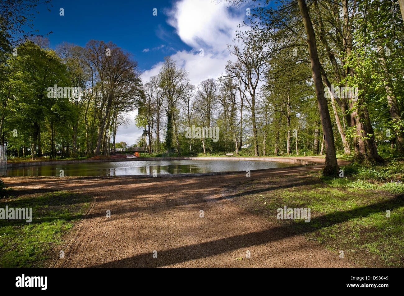Antrim Castle Gardens, County Antrim, Irlanda del Nord, Regno Unito Foto Stock