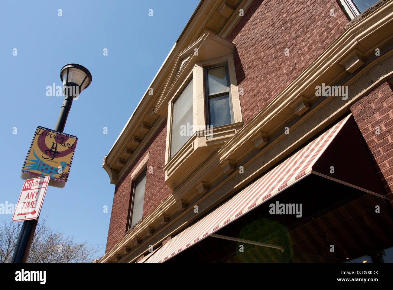 Downtown Rochester NY USA Foto Stock