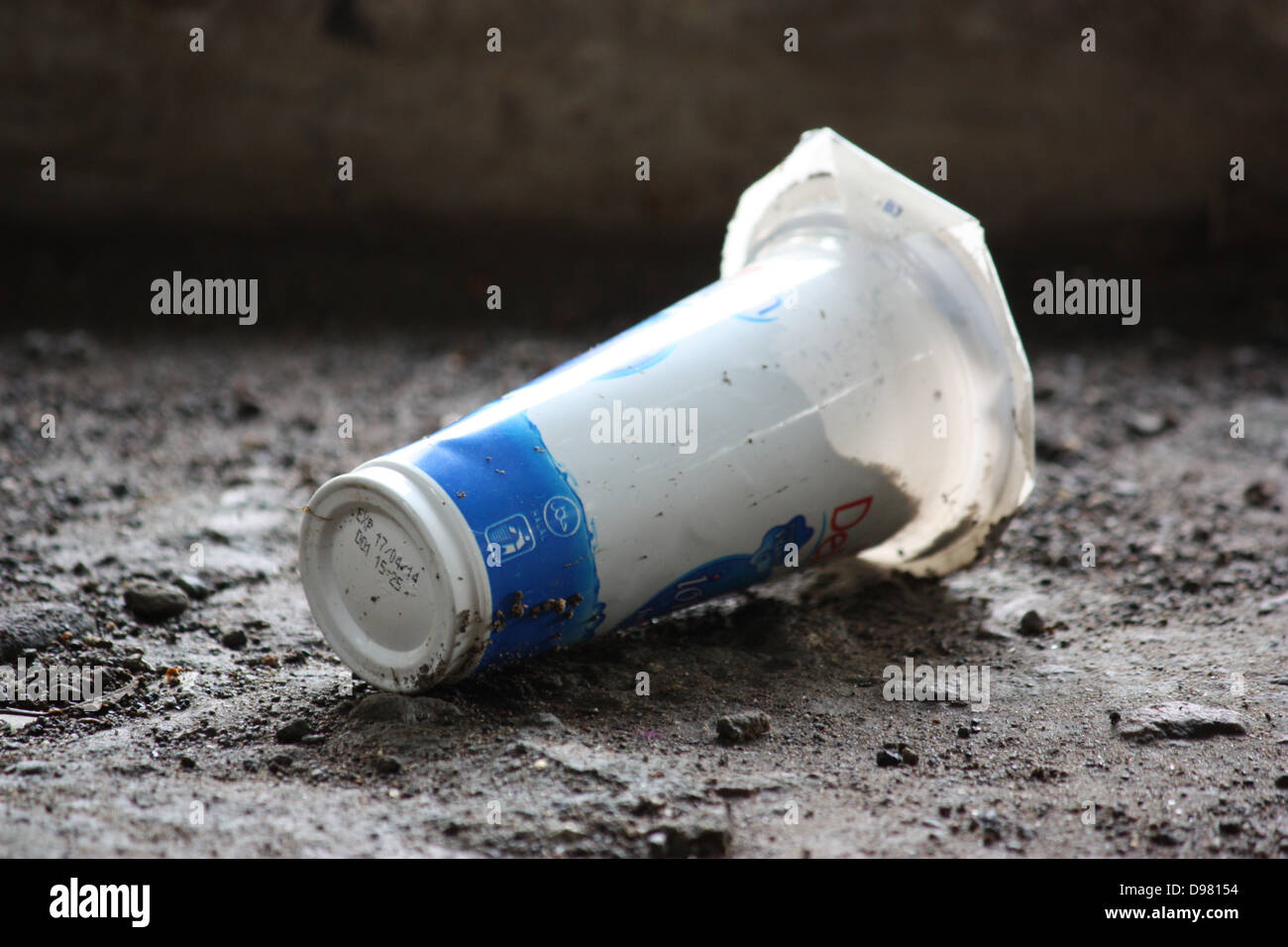 immondizia di plastica Foto Stock