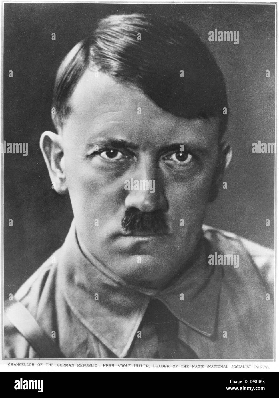 Adolph Hitler (1889-1945) Tedesco dittatore c1930 Foto Stock
