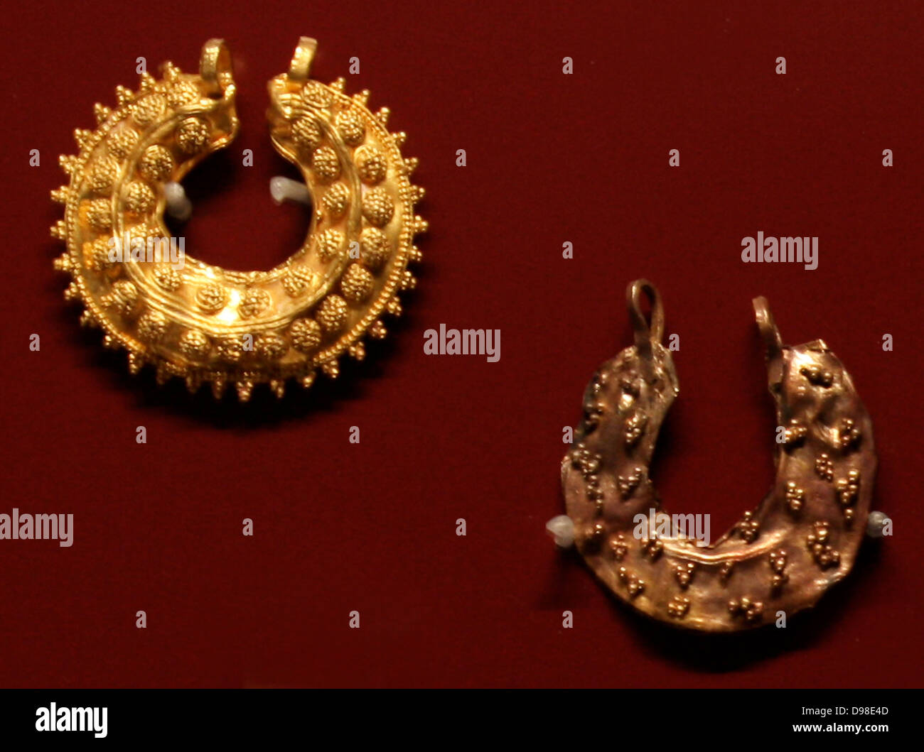 Il Levante, 1650-1150 BC, gioielli d'oro tesoro. Tell el'Ajjul, 1650-1550  A.C. Tell el'Ajjul, un sito nel presente giorno a Gaza è stata un  importante Età del Bronzo Medio cananeo città. È stato