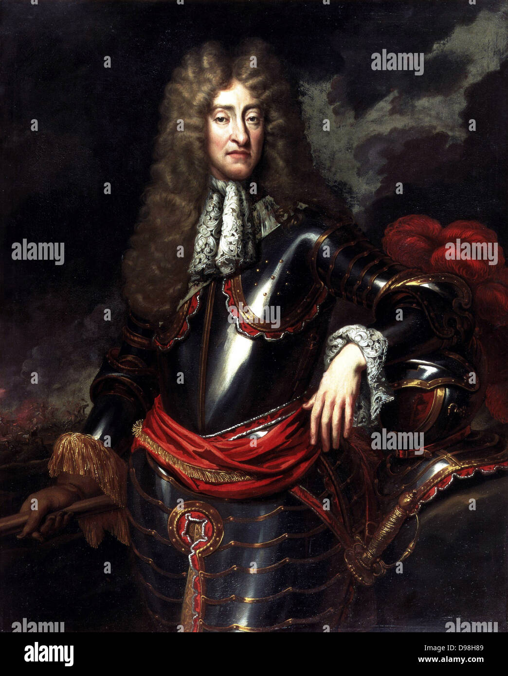 Giacomo II e VII (1633 - 1701), Re di Inghilterra e Irlanda come Giacomo II e re di Scozia come Giacomo VII, dal 1685 -1688 Foto Stock