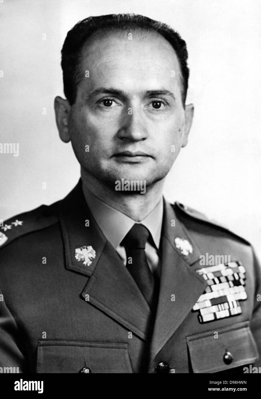Wojciech Jaruzelski. nato 1923ex comandante in capo del partito comunista del popolo polacco esercito e il presidente del regno polacco Partito dei lavoratori dal 1981 al 1989 capo di stato dal 1985 al 1990. Foto Stock