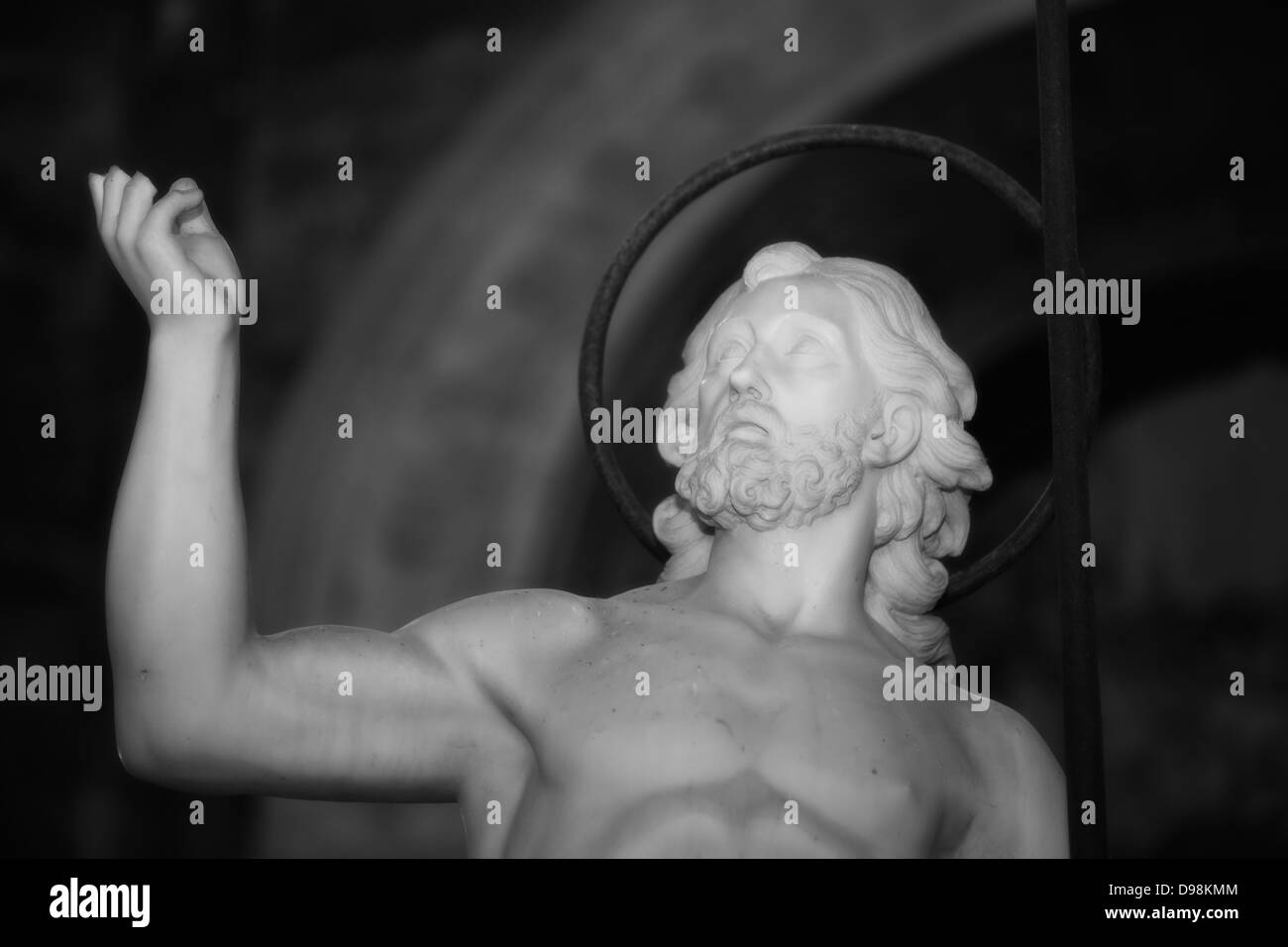 Statua di Gesù in alabastro,Volterra Foto Stock