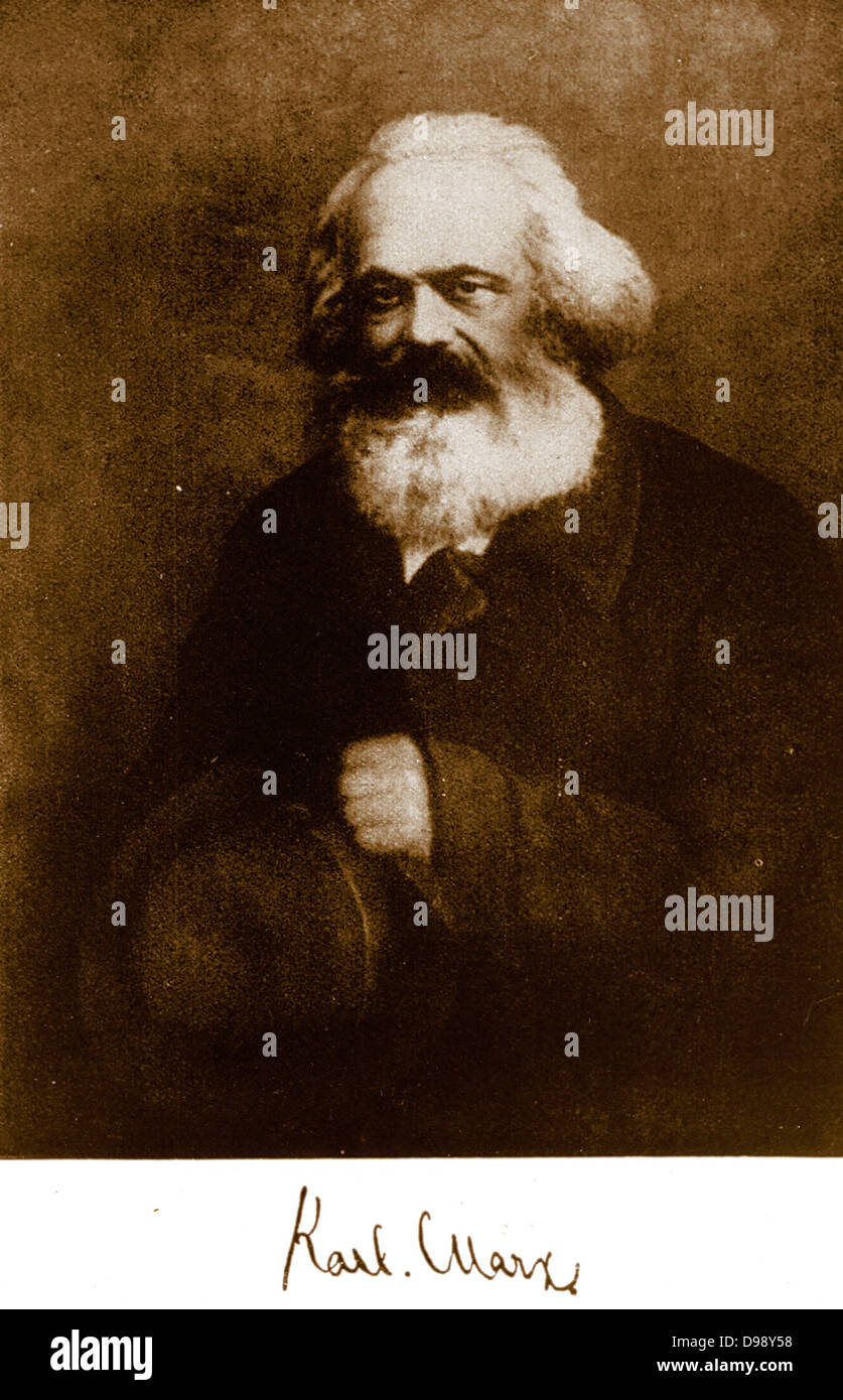 Karl Heinrich Marx (5 maggio 1818 - 14 Marzo 1883) era un filosofo tedesco, sociologo, storico economico, giornalista e rivoluzionario socialista. 1870 Foto Stock