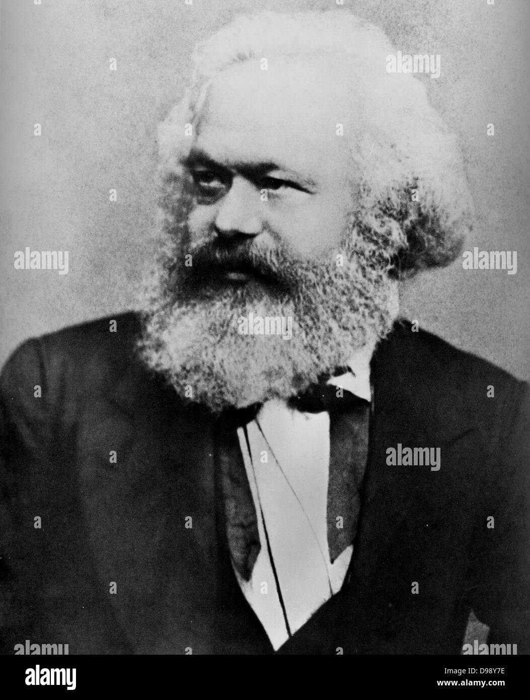 Karl Heinrich Marx (5 maggio 1818 - 14 Marzo 1883) era un filosofo tedesco, sociologo, storico economico, giornalista e rivoluzionario socialista. 1865 Foto Stock