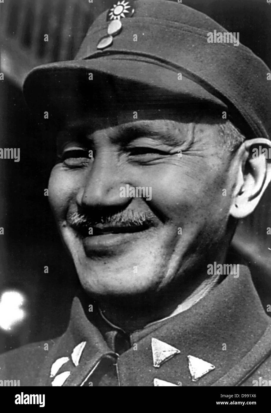 Chiang Kai-shek (Ottobre 31, 1887 - Aprile 5, 1975) è stato un politico e leader militare del XX secolo la Cina Foto Stock