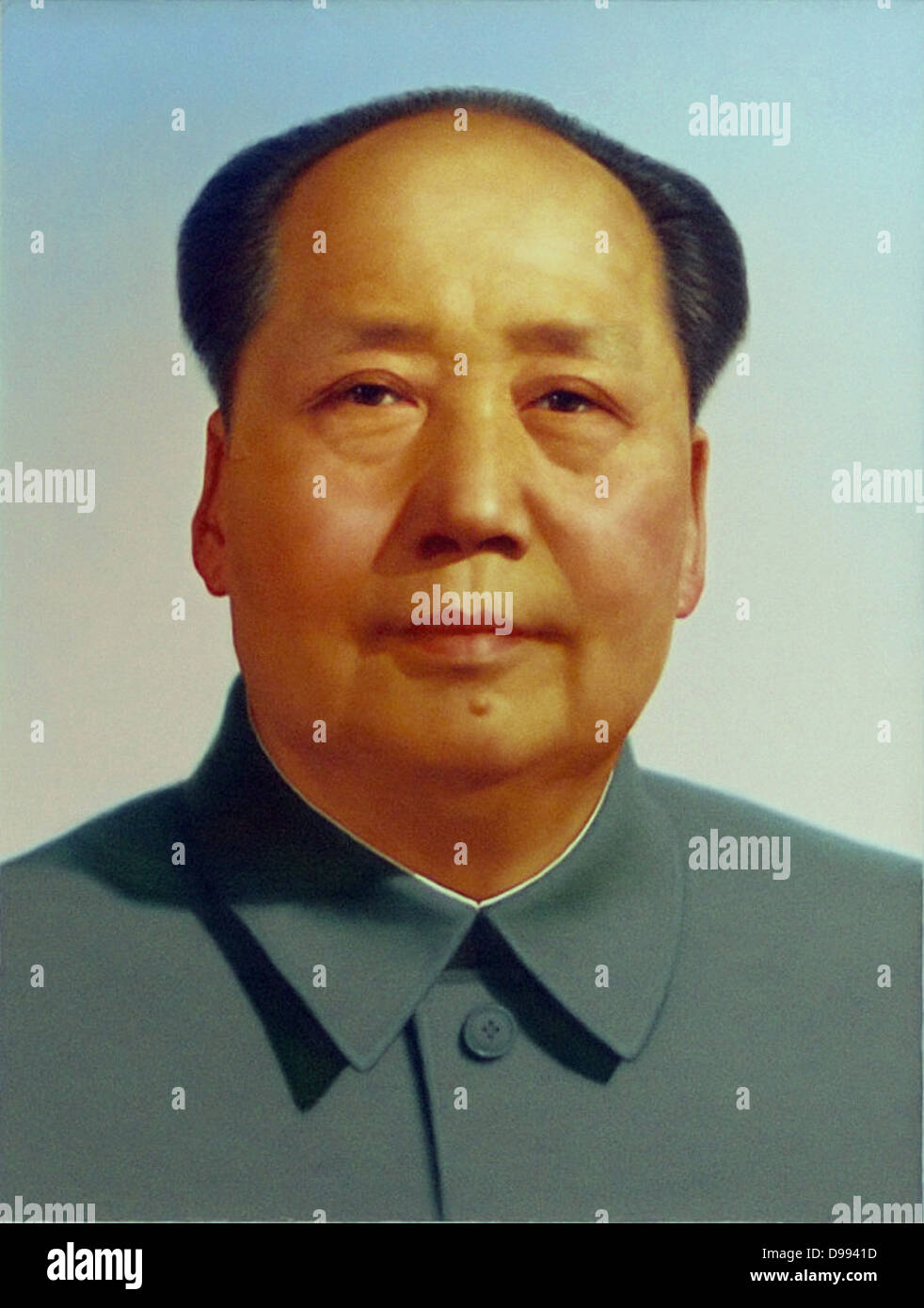 Mao Zedong 1893 - 1976), cinese rivoluzionario, un teorico politico e leader comunista. Ha portato la Repubblica popolare di Cina 1949-1976 Foto Stock