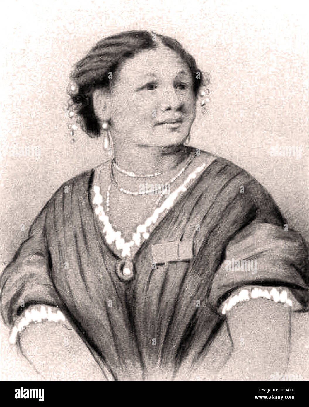 Mary Jane Seacole (1805 - 1881), conosciuta come Madre Seacole o Maria Grant, era un infermiera giamaicana meglio conosciuto per il suo coinvolgimento nella guerra di Crimea. Foto Stock