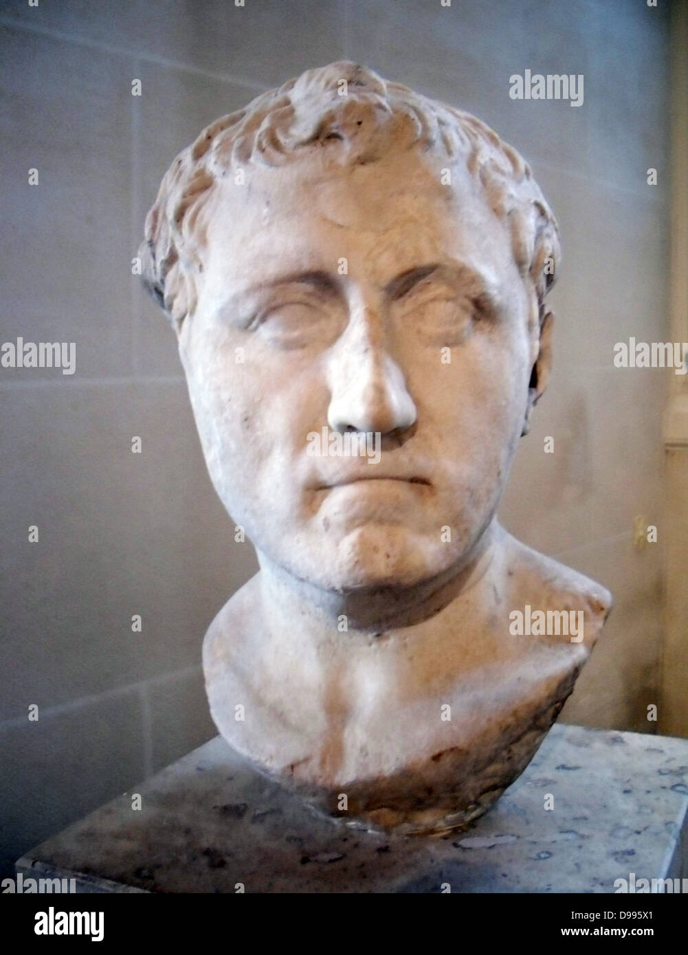 Pompeo (Gnaeus Pompeo Magno), Pompeo il grande 106 BC - 48 BC, militare e leader politico della tarda Repubblica Romana. Si è stabilito nei ranghi della nobiltà romana da una leadership di successo in diverse campagne Foto Stock