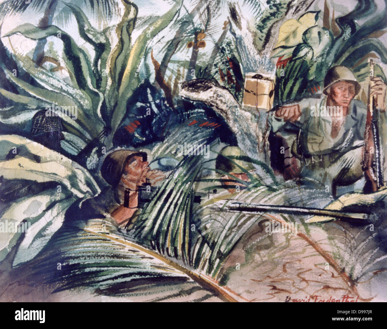 Pittura della seconda guerra mondiale immagini e fotografie stock ad alta  risoluzione - Alamy