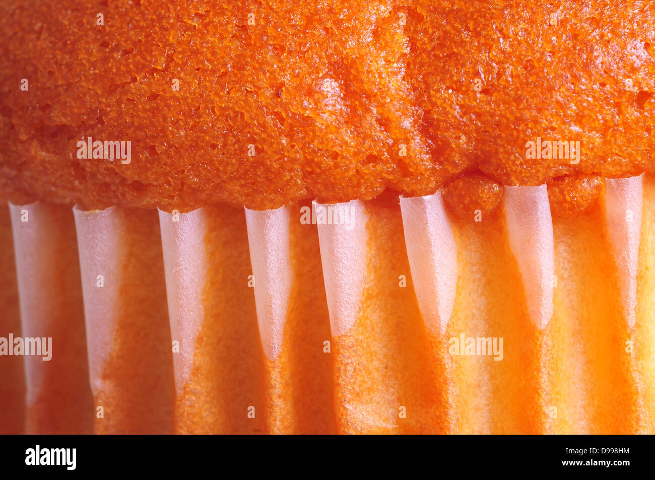 Macro estremo colpo di una tortina Foto Stock