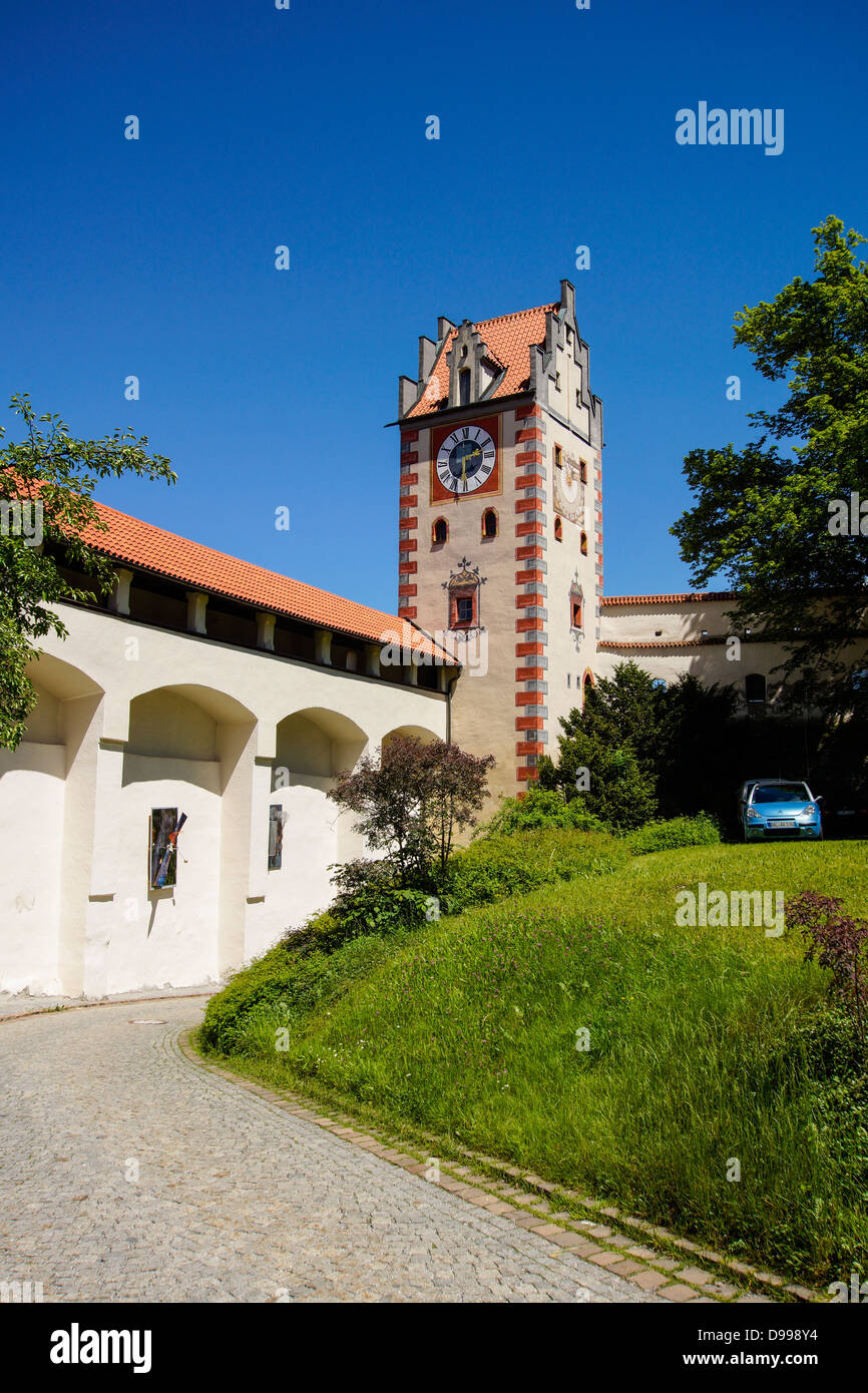 Alta Palace Hohes Schloss Fussen Baviera Baviera Germania Foto Stock