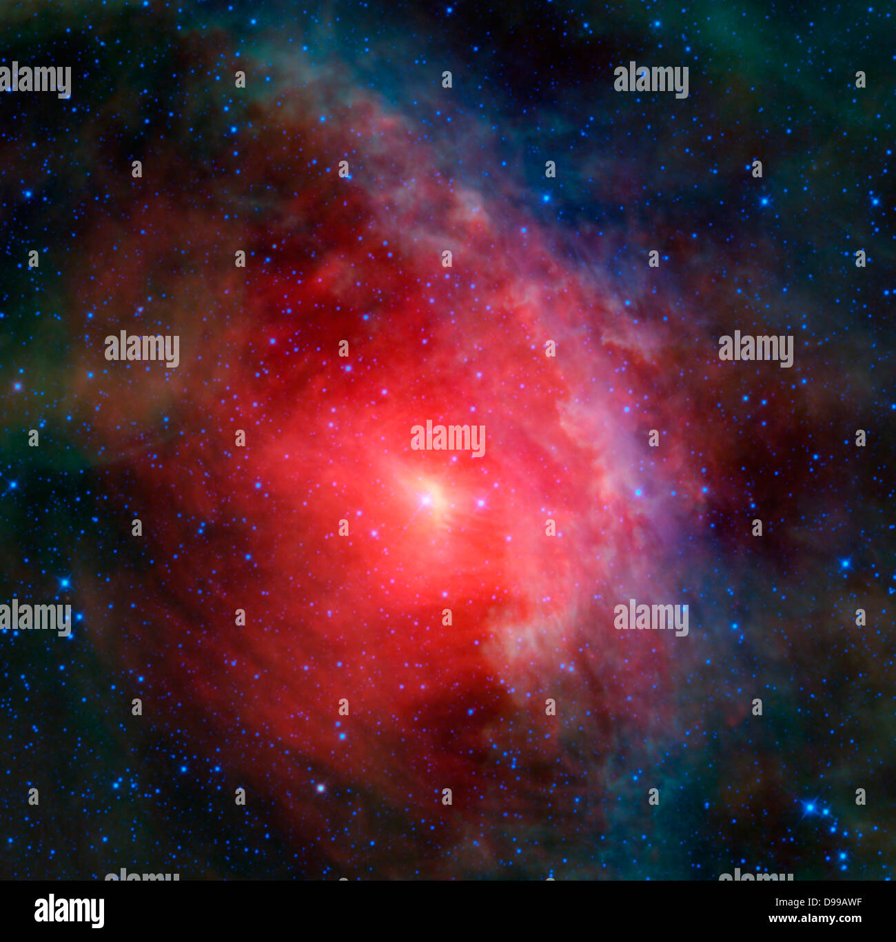 La Rho Ophiuchi cloud complesso dalla NASA il saggio. La Rho Ophiuchi cloud è trovato che si eleva al di sopra del piano della Via Lattea nel cielo notturno, al confine con le costellazioni di Ofiuco e dello Scorpione. Si tratta di una delle stelle più vicine regioni di formazione a terra. Foto Stock