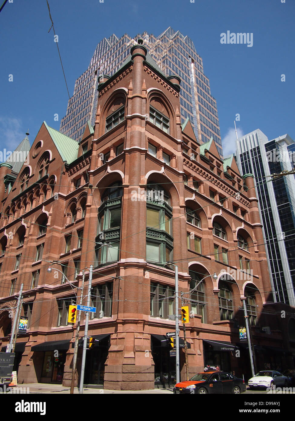 Toronto Ufficio storico edificio vita Confederazione costruito 1892, 20 Richmond Street East Foto Stock