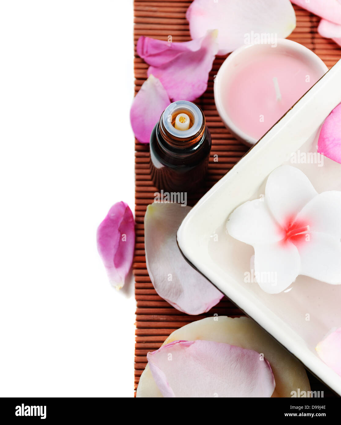 Trattamento Spa con il concetto di spazio vuoto per il testo Foto Stock