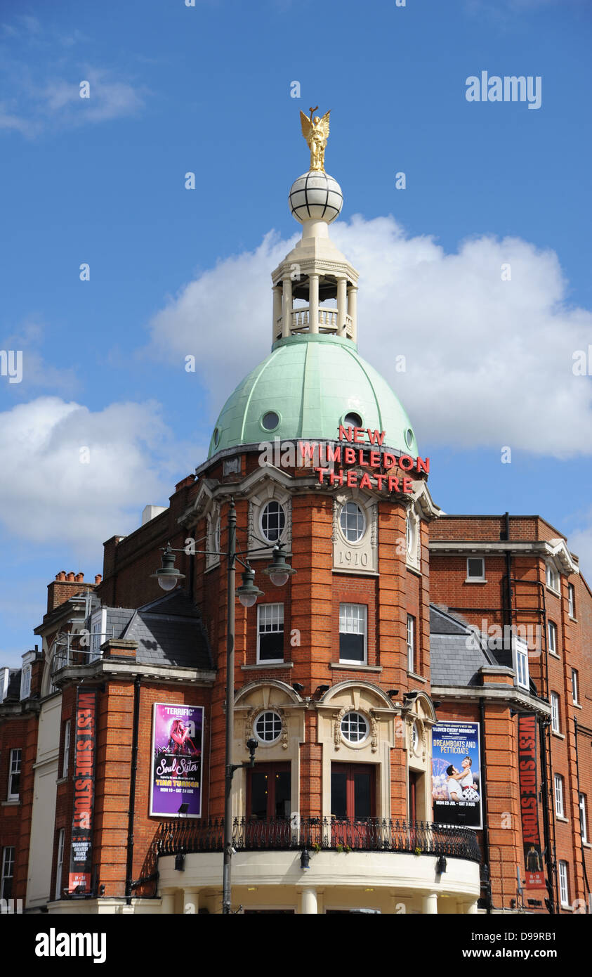 Il nuovo teatro di Wimbledon in South West London REGNO UNITO Foto Stock