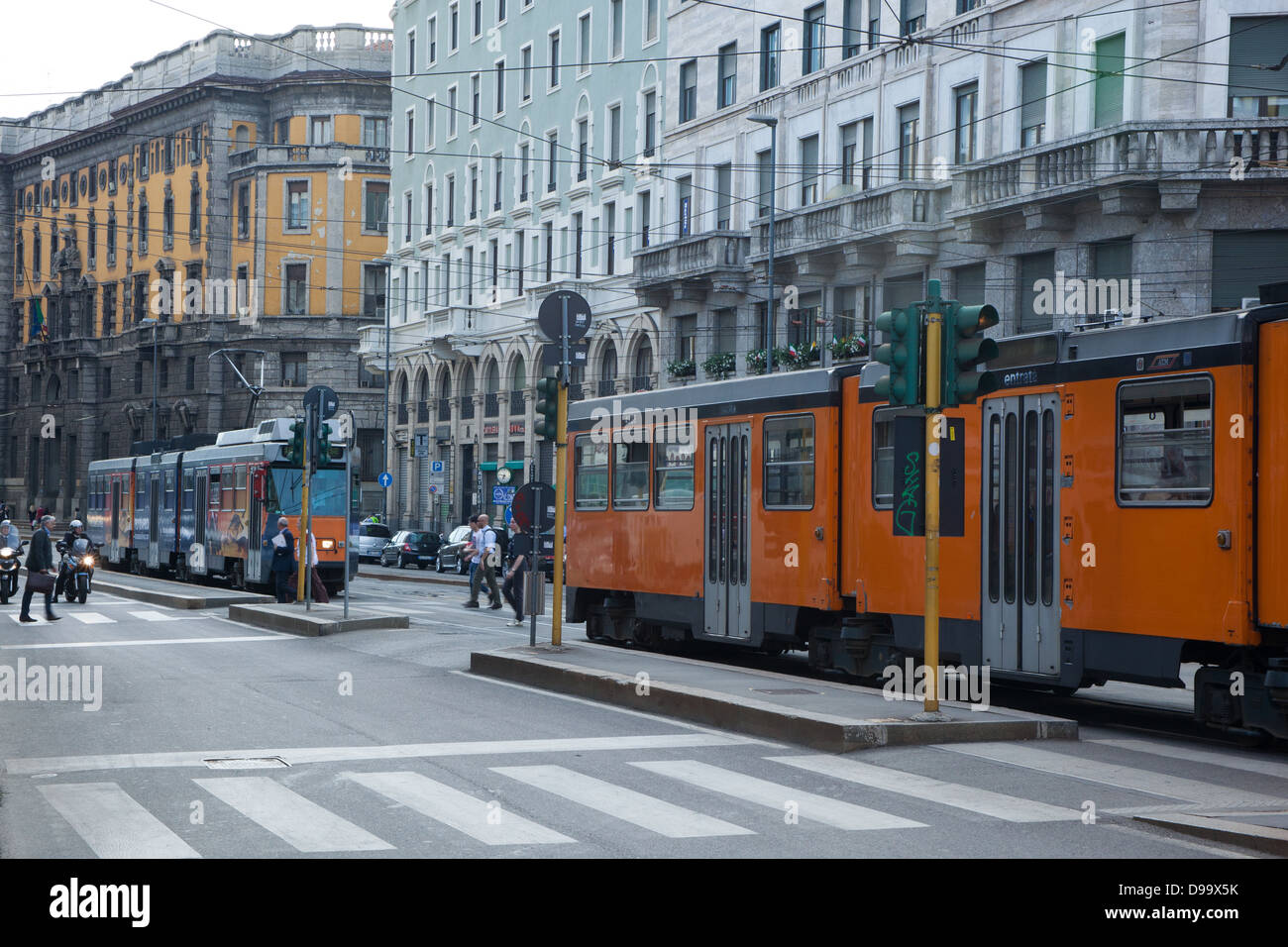 Un carrello di Milano, Italia. Foto Stock