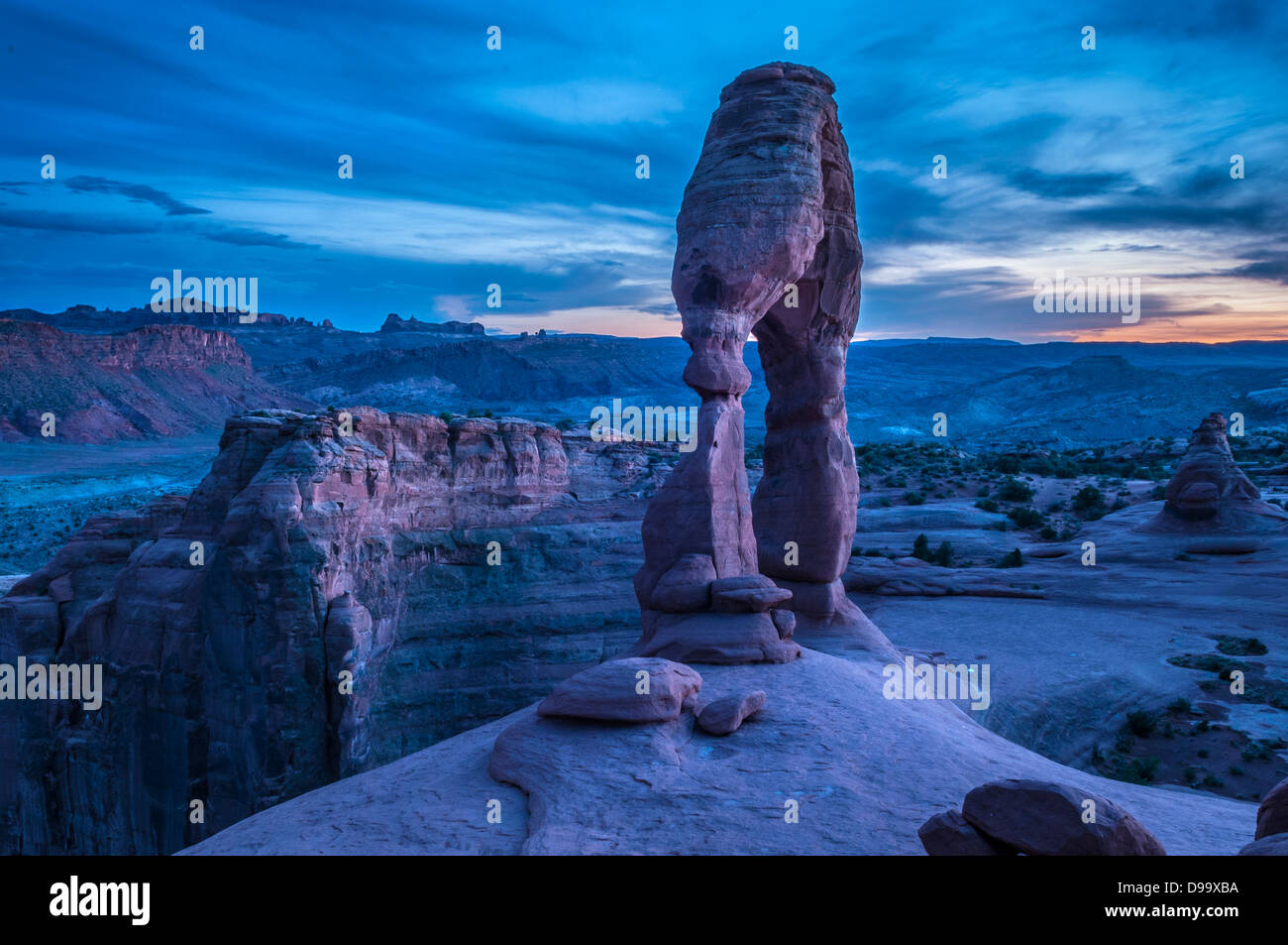 Delicate Arch Foto Stock