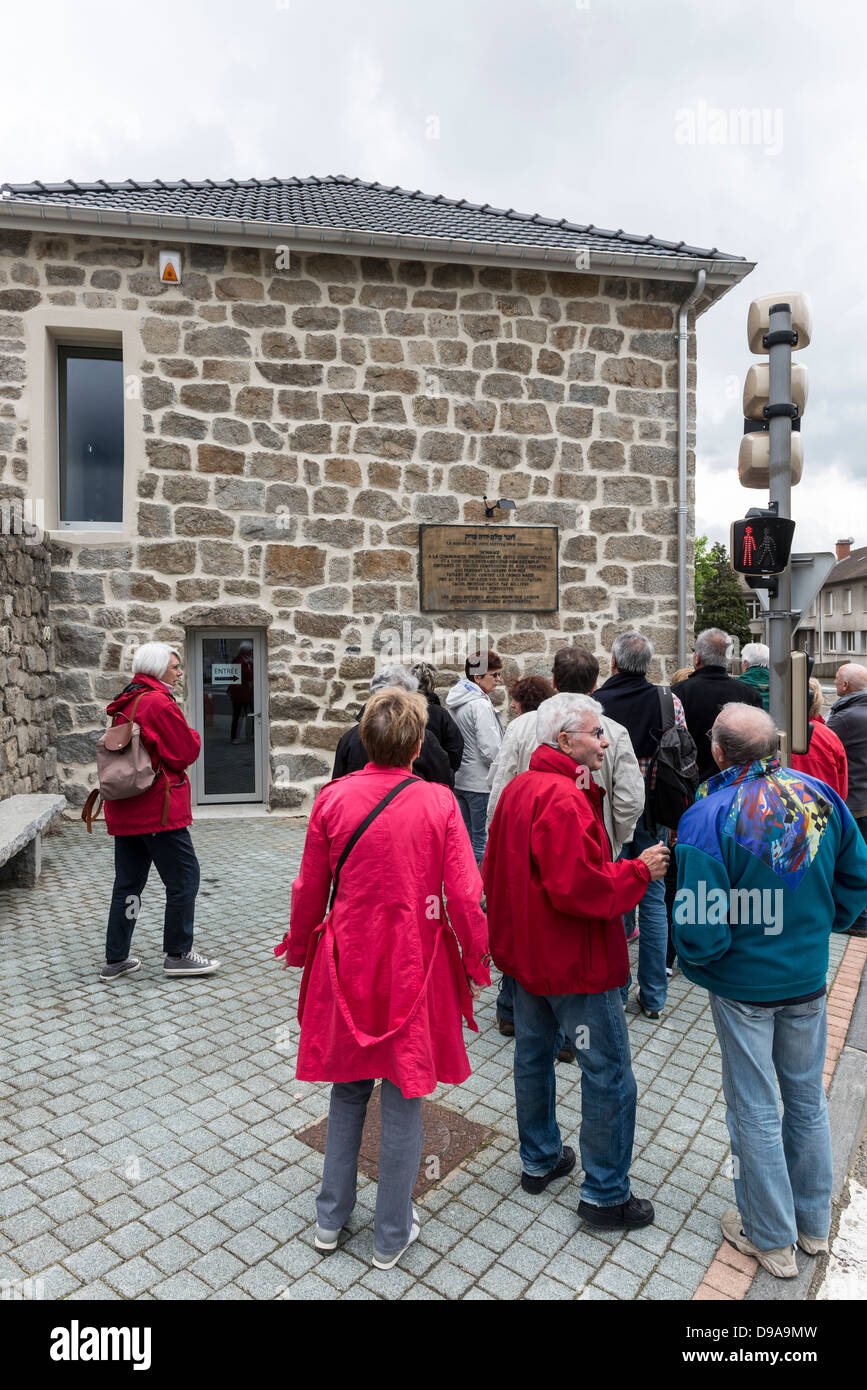 Il Memorial Museum a Le Chambon sur Lignon Le Chambo, Haute Loire, Francia. Foto Stock