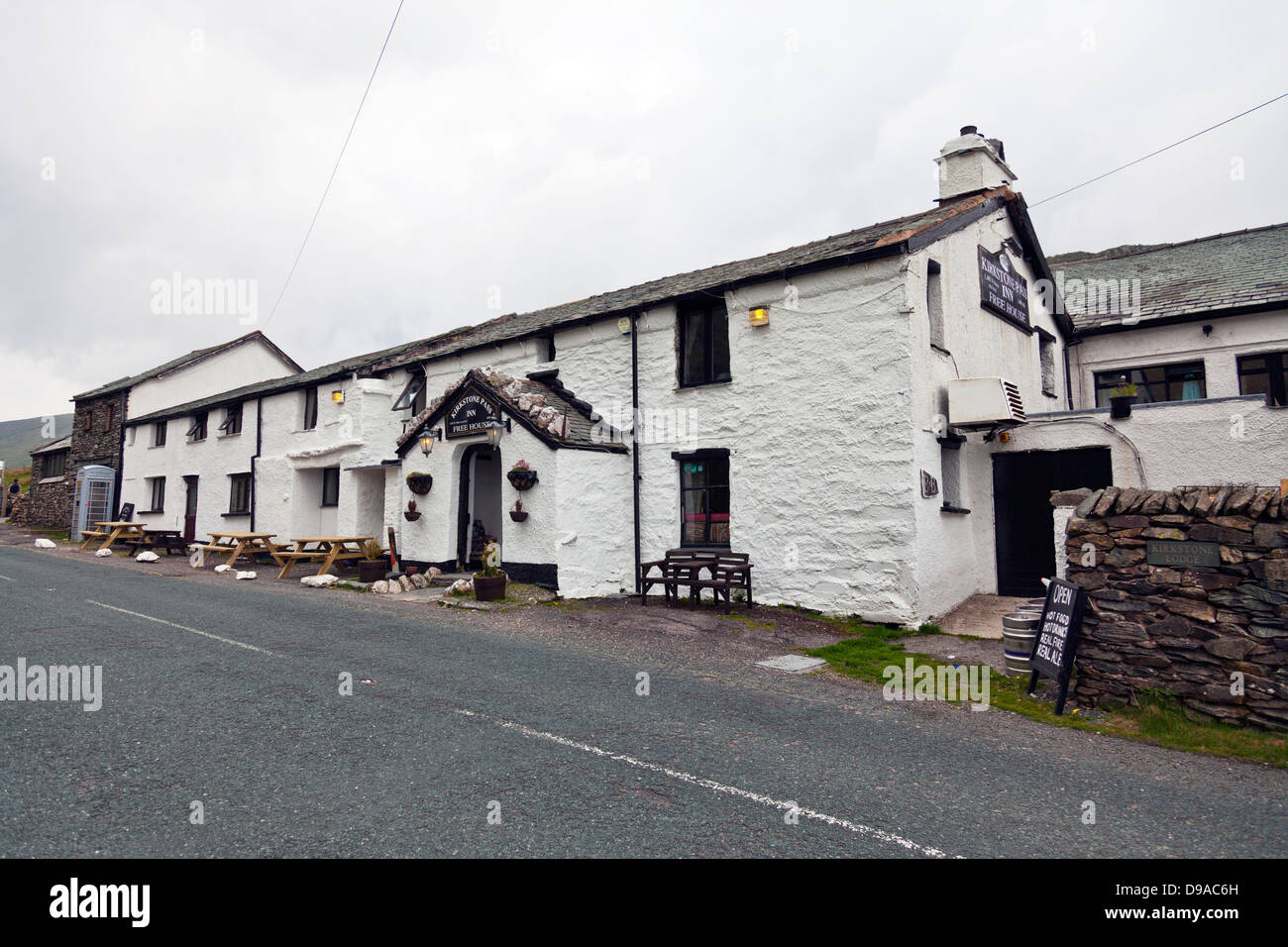 Kirkstone pass inn, Cumbria, Parco Nazionale del Distretto dei Laghi, Lakeland, UK, Inghilterra Foto Stock