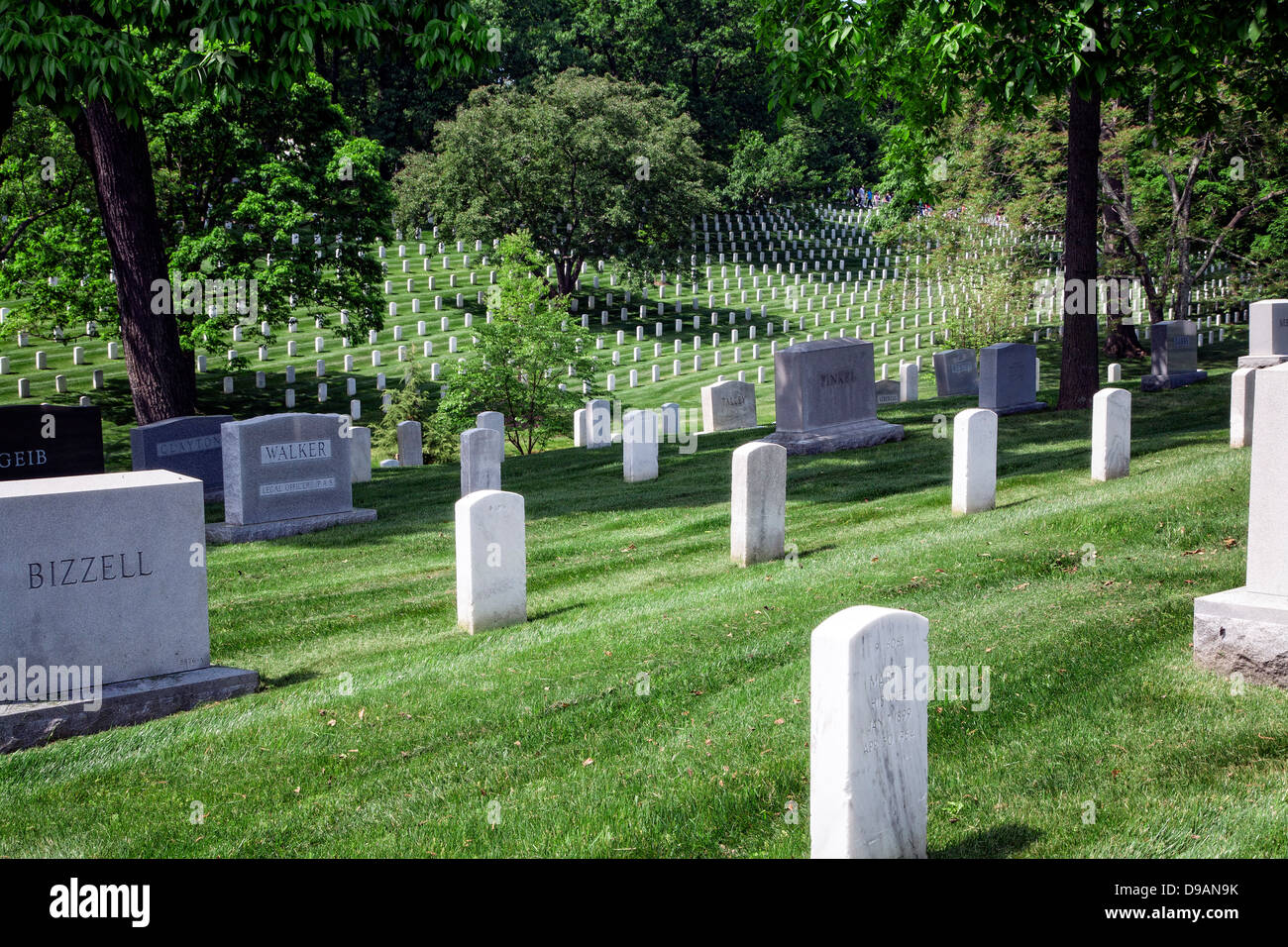 Al Cimitero Nazionale di Arlington Arlington, Virginia Foto Stock