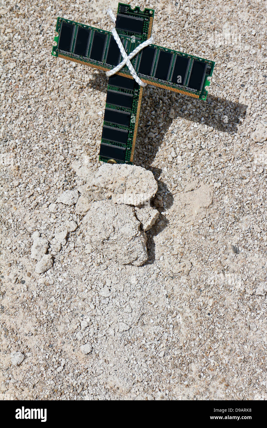 Le memorie sono fatte di sabbia Foto Stock