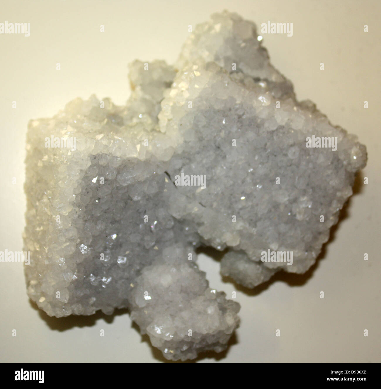 Quartz in fluorite, biossido di silicio, Cumbria, Inghilterra. Foto Stock