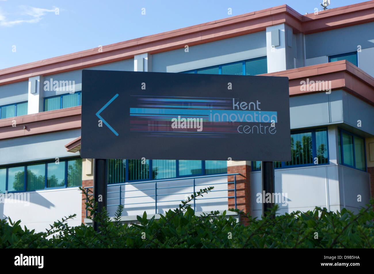 Un segno per la Kent Innovation Center in Broadstairs. Foto Stock