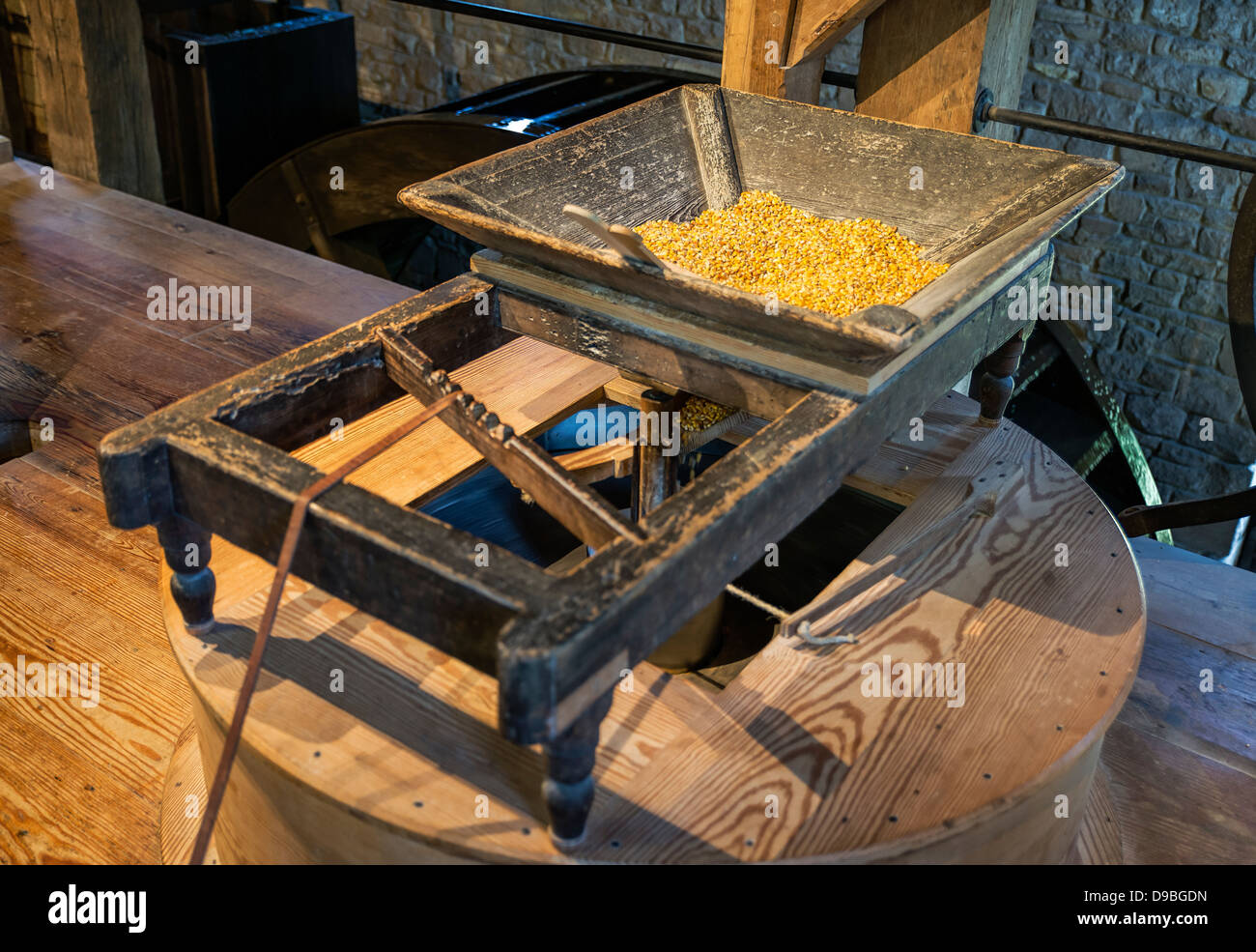 George Washington Gristmill, Mt Vernon, Virginia, Stati Uniti d'America Foto Stock